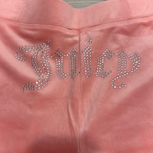 NWT juicy couture Strawberry ice pink track suit size xl   Bedazzled butt and ba - Picture 6 of 13